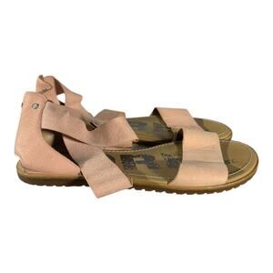 SOREL Women's Ella II Sandal Size 8 Blush Rose Gold Leather Size 11 Slip On Shoe